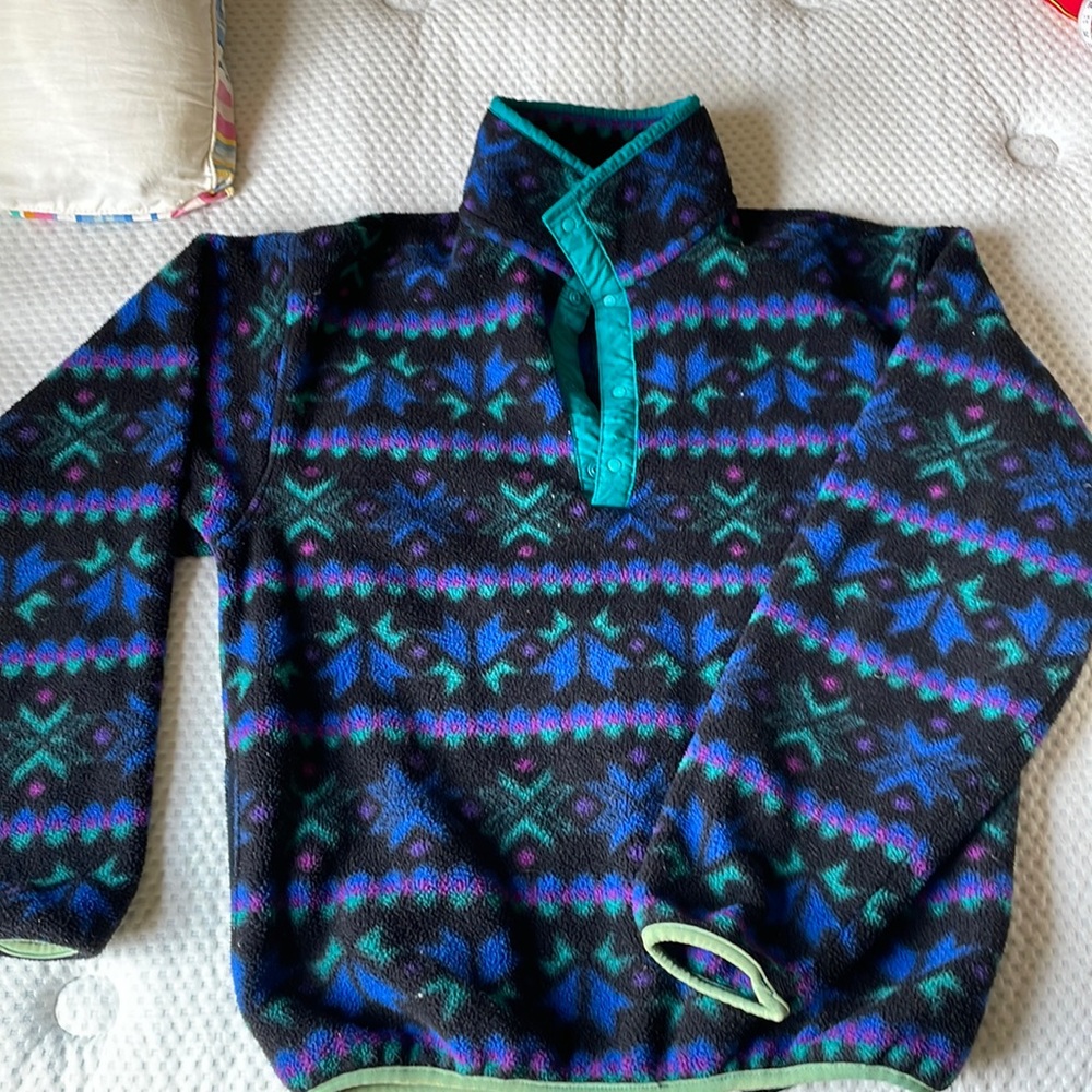 Llbean quarter snap fleece